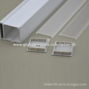 High-power Recessed Square Aluminum LED Profile for LED Strip, E-bay China